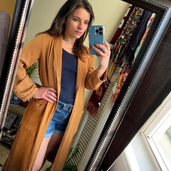Forever 21 Long Line Camel Duster - Picture 16 of 16